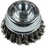 Wire Cup Brush Steel 80mm 0.5mm Wire M14 Thread Twist Knot - Image 2