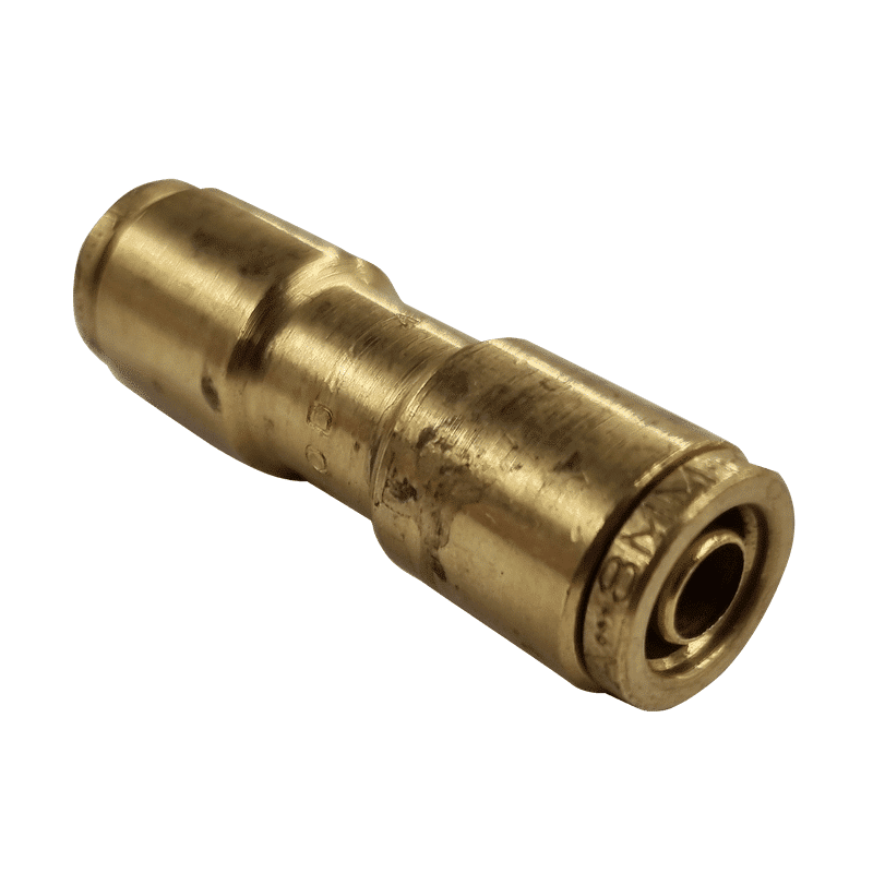 6mm Hose x 6mm Hose - Joiner - Brass Push Fit Brake - 6mm Hose x 6mm Hose - Joiner - Brass Push Fit Brake 6mm -