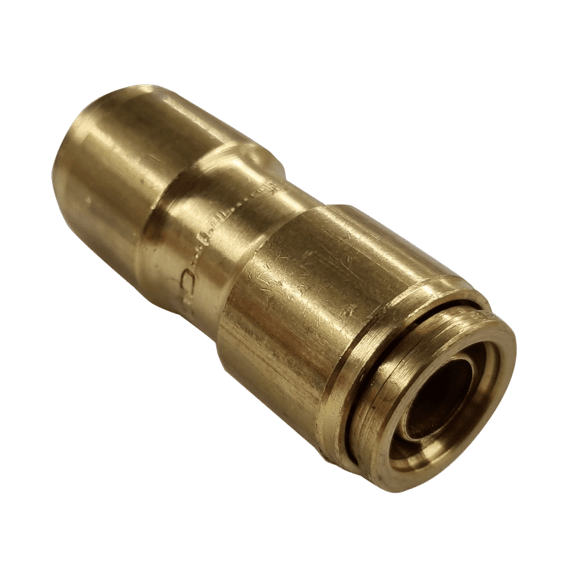 12mm Hose x 12mm Hose - Joiner - Brass Push Fit Brake - 12mm Hose x 12mm Hose - Joiner - Brass Push Fit Brake 12mm -