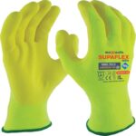 SupaFlex Hi-Vis Yellow Glove - Image 4